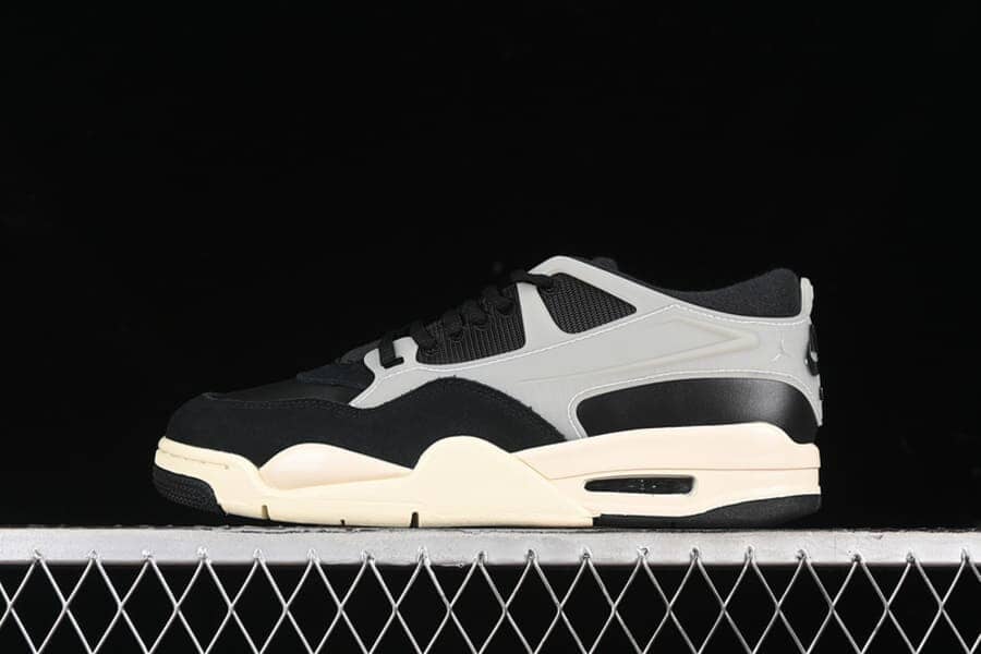 Air Jordan 4 RM Black Sail Keesef