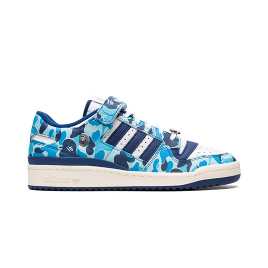 Adidas Forum 84 Low Bape 30th Anniversary Blue Camo Keesef